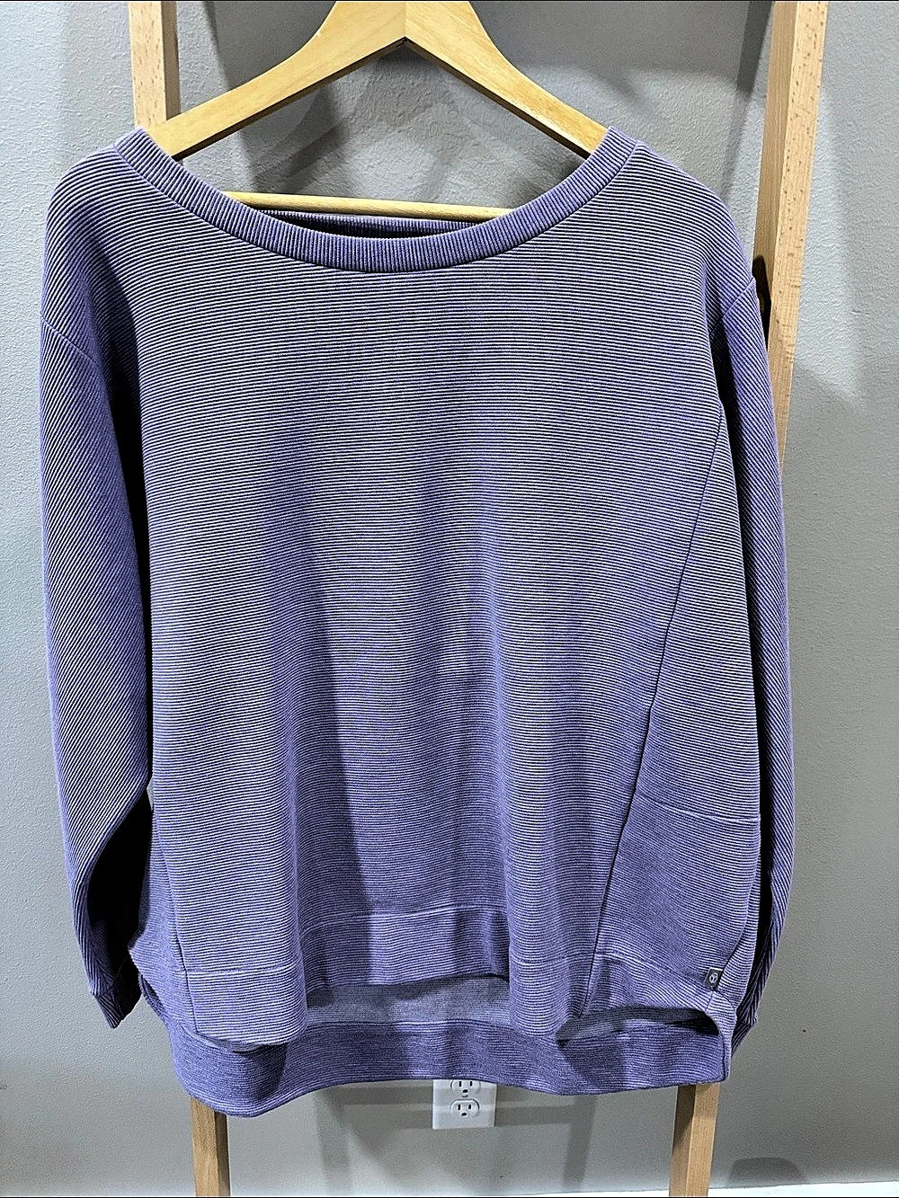 T by Talbots Crew Neck Sweater in Purple Size XL NWT
